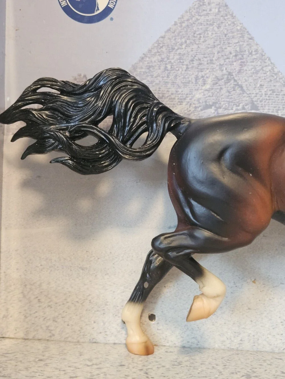 Retired Breyer Traditional #472 Huckleberry Bey Arabian Stallion Broken Stand